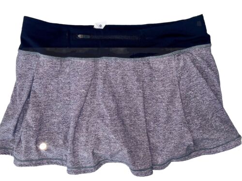 NWT🎀LULULEMON🎀SIZE 8🎀PACE RIVAL MID RISE SKIRT🎀MBHL/GRAY🎀3.5 L, LINED🎀CUTE - Picture 13 of 14