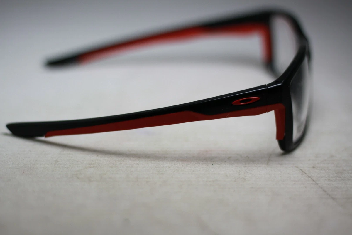 Oakley OX8128 0257 Mainlink Polished Black Red 56 17 138 9895