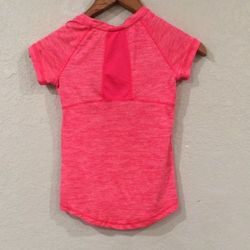 Layer 8 Girls Sz S Activewear Pink Short Sleeve Shirt - Picture 2 of 7