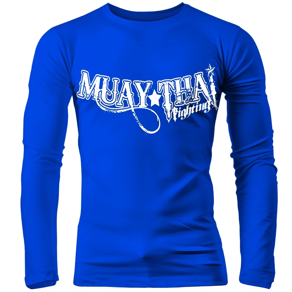 Muay Thai Fighting Stryker mma ufc venum tapout Adult Rash Guard Compression Tee - Image 4 of 4