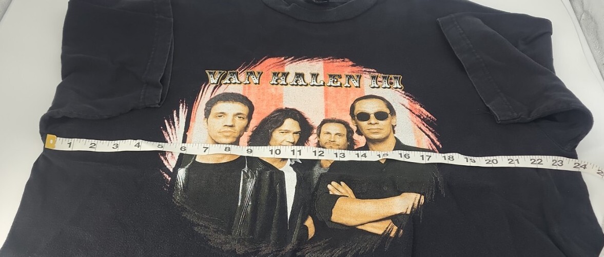 Vintage Van Halen III 1998 World Tour Concert T-Shirt Men XL