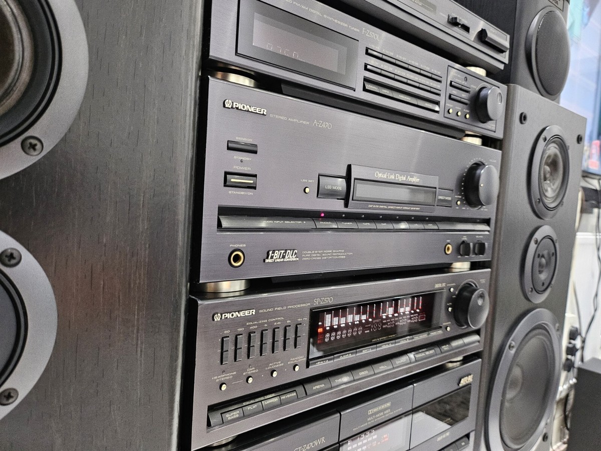 Pioneer High-end 470Z Series HiFi Stereo Stack System With Pioneer High-end 470Z Series HiFi Stereo Stack System With