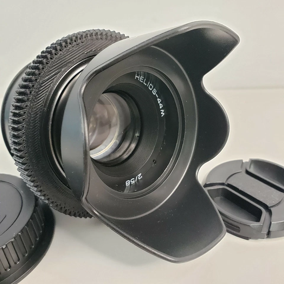 HELIOS 44 2/58 mm CINE mod lens ANAMORPHIC BOKEH FLARE Canon EF mount Ukraine - image 2 of 4
