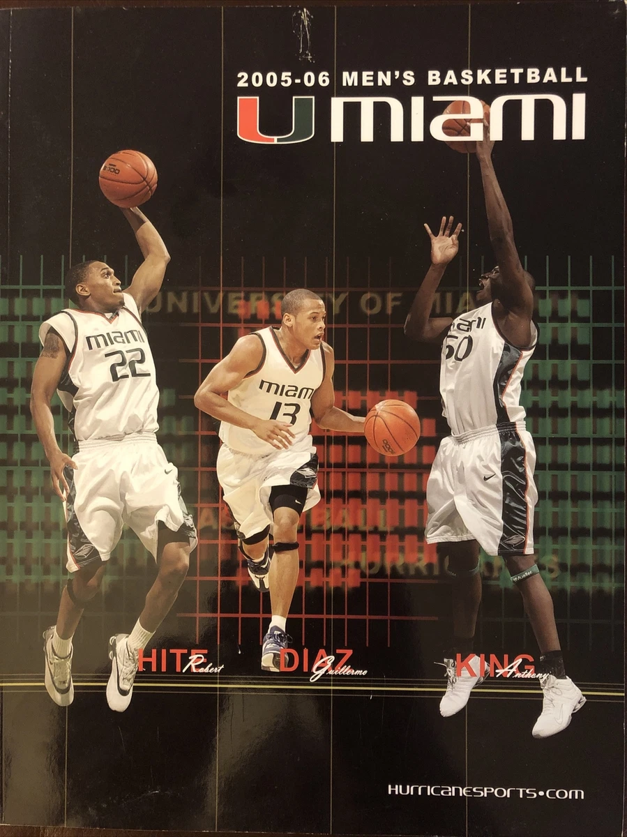 Miami Hurricanes Basketball 2005 2006 Media Guide Guillermo Diaz