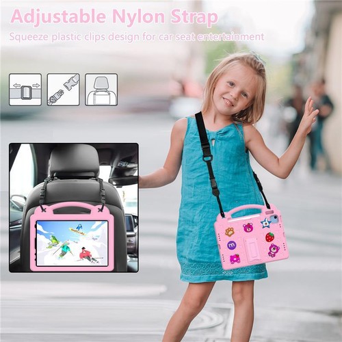 Kids Case for iPad 10th 10.9" Air 5th 4th iPad Pro 11" 3rd 2nd 1st Stand Cover - Picture 8 of 19
