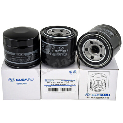 3PACK Genuine Subaru Engine Oil Filter 15208AA031 for Legacy Outback Tribeca New