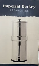 Imperial Berkey Water Filter System and Black Berkey Element Filters, 4.5 Gallon