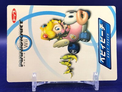 Baby Peach 2008 Mario Kart Wii Card Top Nintendo Japanese | eBay