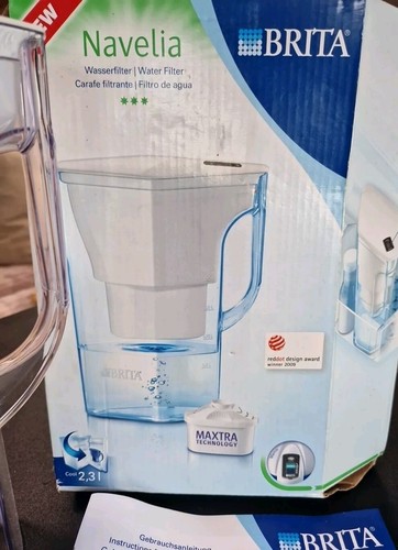 BRITA Navelia 2,3L Wasserfilter Kühlschrankkrug inkl. 1 Patrone schmal neu im Karton - Bild 2 von 7
