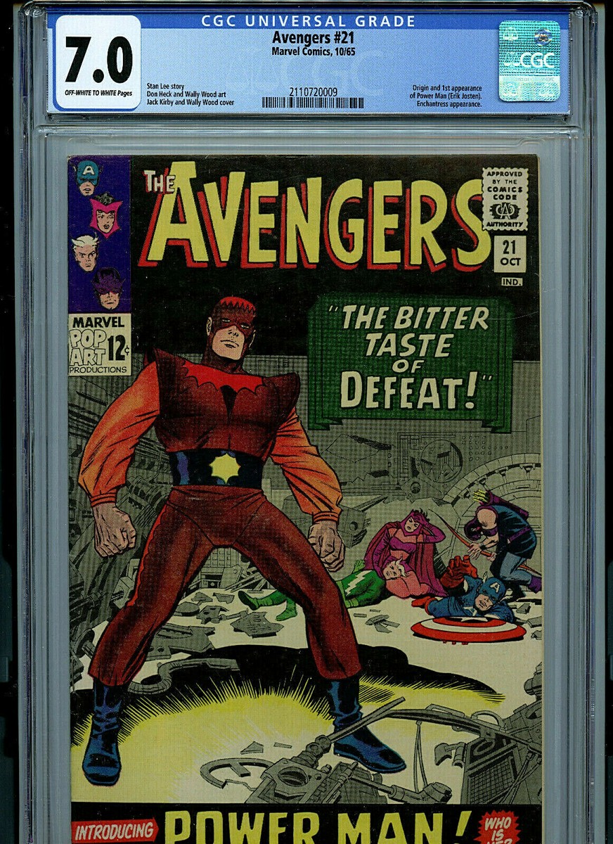 Avengers #21 CGC 7.0 1966 1st Power Man Marvel Comic