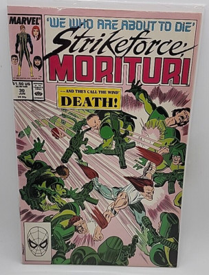 Strikeforce: Morituri #30 1989 Marvel Comics Comic Book 