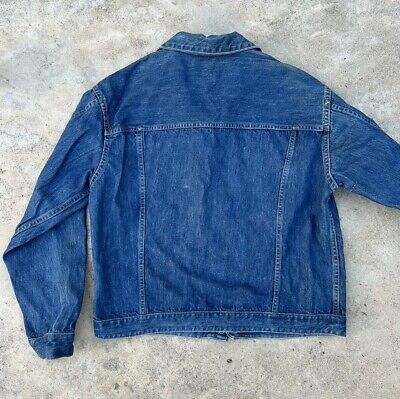 Vintage 1950s Type 2 Selvedge Denim Jacket Jc Penney's Vintage 1950s Type 2 Selvedge Denim Jacket Jc Penney's