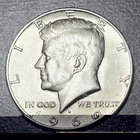1968 D KENNEDY HALF DOLLAR 40% Silver Coin Uncirculated? Constitutional Round AU
