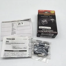 Tascam iM2 Stereo Condenser Microphone for iPhone 4/4S iOS devices NEW Japan