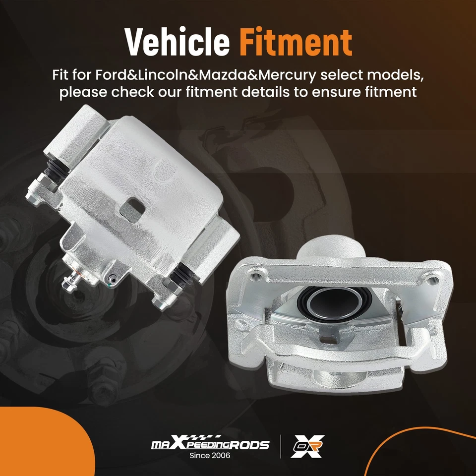 Передние левые правые суппорты дискового тормоза с кронштейном в сборе для Lincoln Zephyr 2006 - Изображение 3 из 4