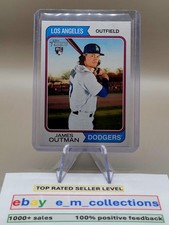 JAMES OUTMAN 2023 Topps Heritage ROOKIE Card #93 Los Angeles Dodgers