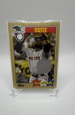 2022 Topps Series 2 - 1987 Topps Baseball All-Star Relics David Ortiz #87ASR-DO