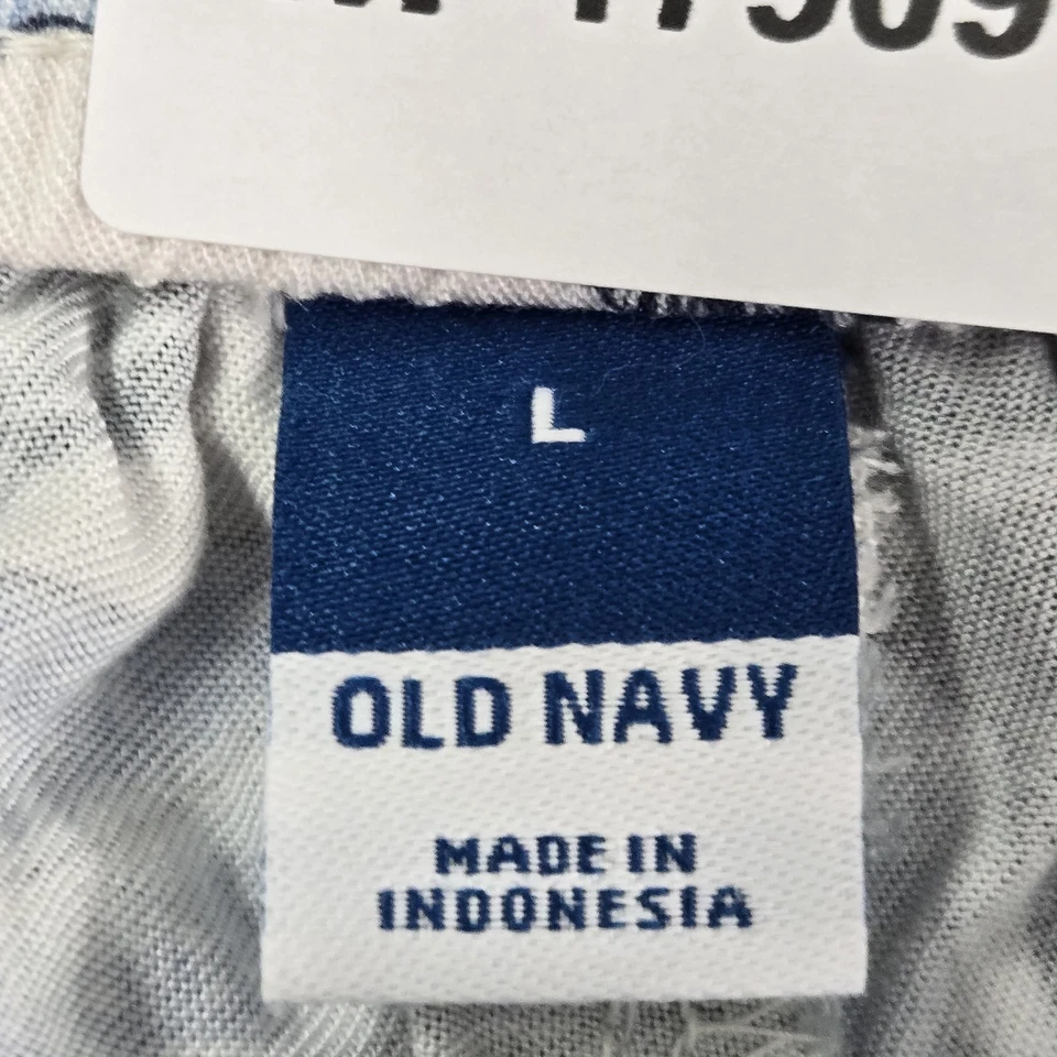 Old Navy Women Shorts L Blue Floral 3" Inseam - Image 3 of 4