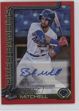 2025 Topps Pro Debut Red Foil Auto 8/10 Blake Mitchell #PD-90 Auto 1l96