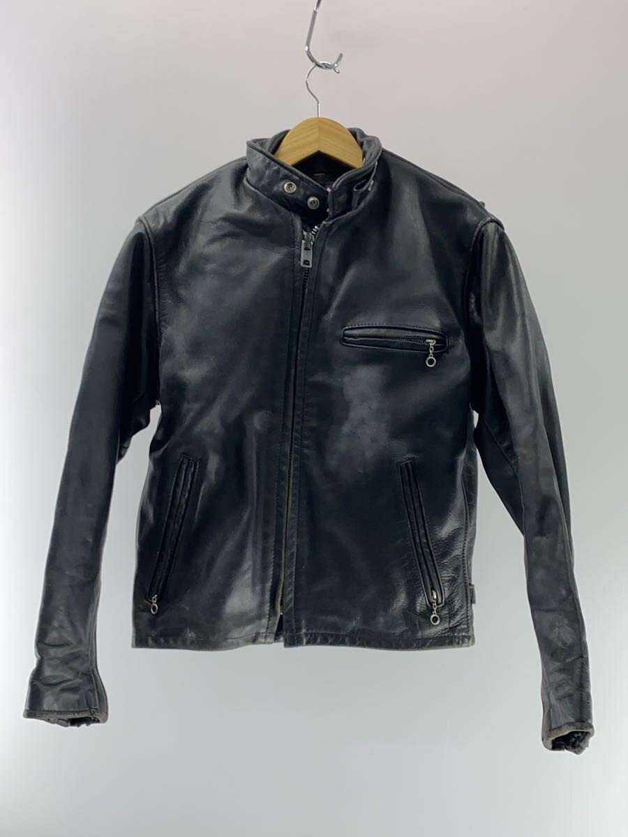 Schott Single Riders Jacket/38/Leather/Blk// 31901