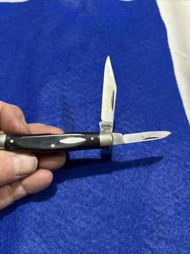 SCHRADE New York Usa Number 2332 Blade Black Delrin Handle