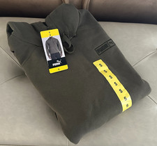 PUMA Men's Fleece Hoodie - Small - Green