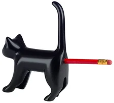 Winkee - Pencil Sharpener - Sharp End Cat Black With Sound - Black NEW