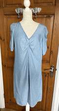 Denim Dress Light Blue by NEXT Size 14