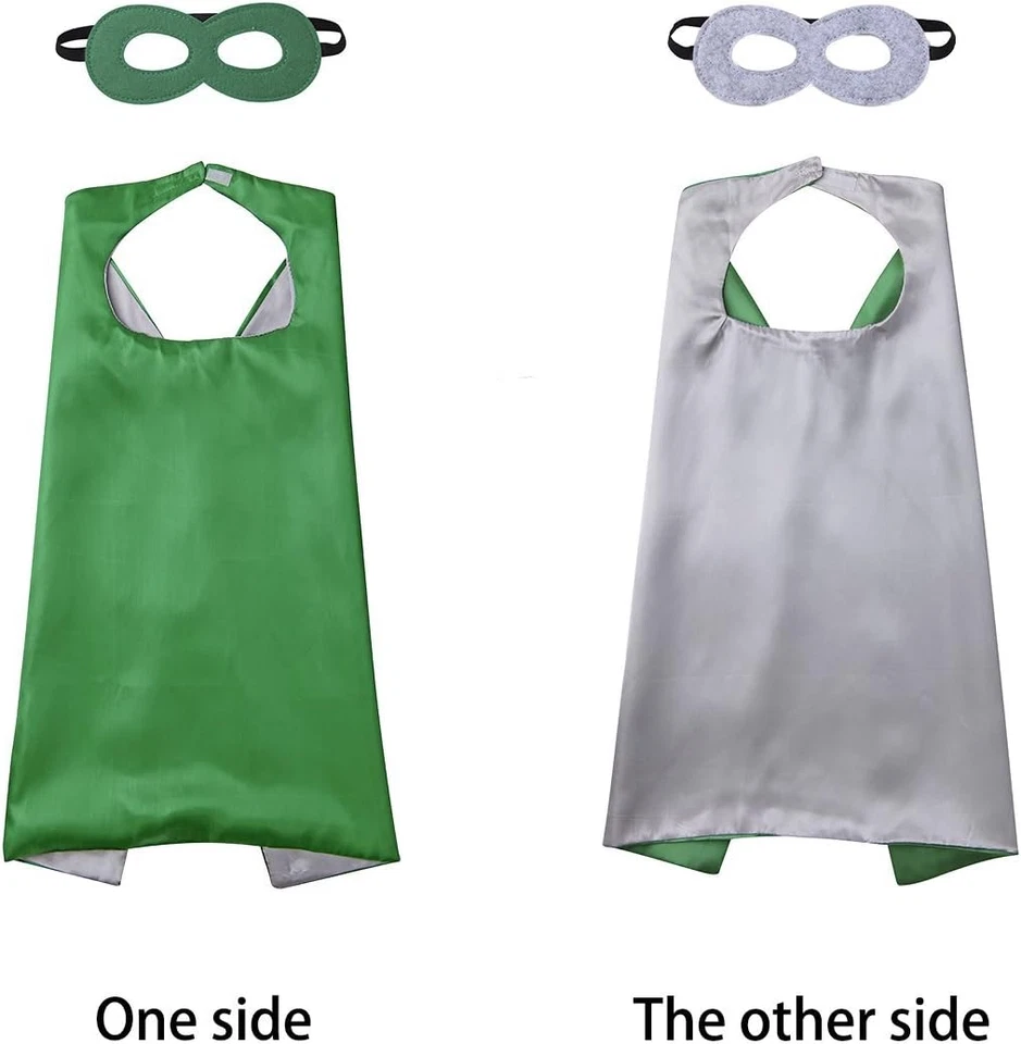 Diffly Kids карнавальный костюм супергероя плащ с маской для мальчиков и девочек - Изображение 2 из 4