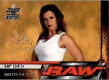 2002 Fleer WWE Raw vs. Smackdown Molly Holly #57 Wrestling Card
