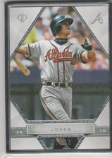 2016 Topps Transcendent 58/65 Chipper Jones #7 Atlanta Braves Silver Frame