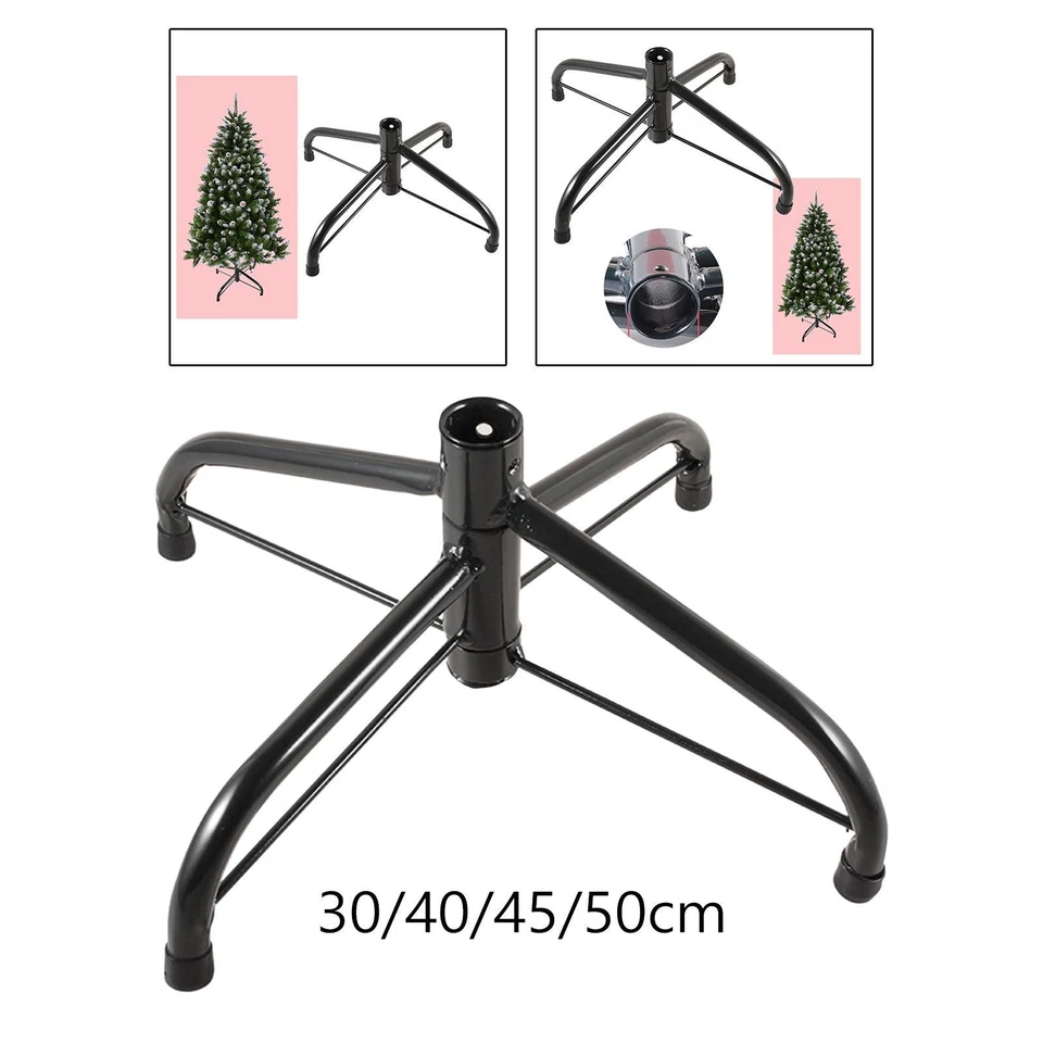 Base d'arbre de noël pliante artificielle, accessoires avec coussin en - Photo 1/1