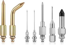 7PCS Grease Gun Needle Tips Accessories Kit Set Mini Needle Dispenser Rubber Joi