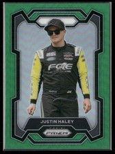 2024 Panini Prizm #54 Justin Haley Green