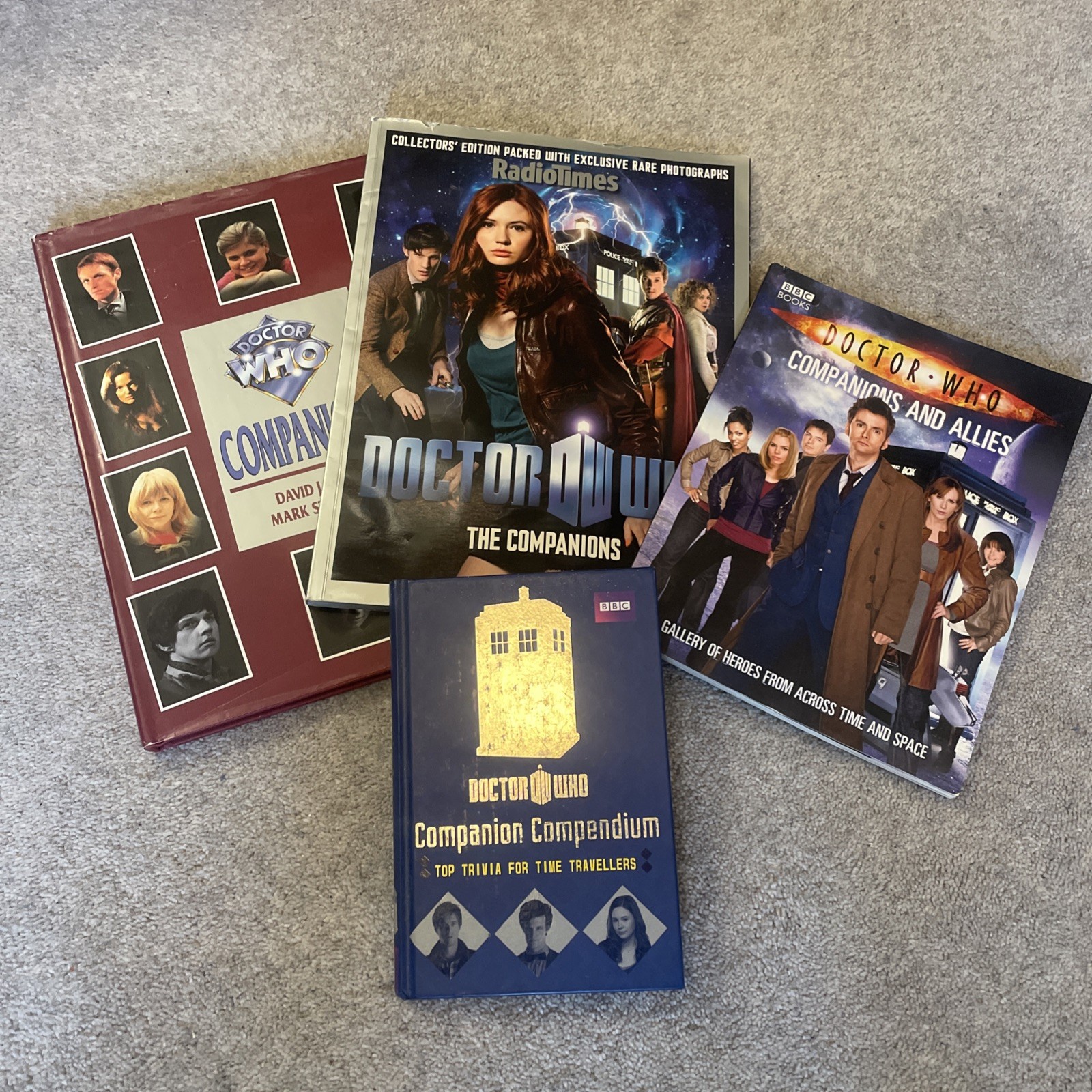 Doctor Who Companions Radio Times BBC Allies Companion Compendium 4 Book Bundle