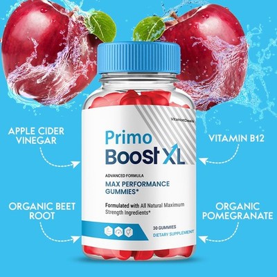 Primo Boost XL Gummies. Max Strength Formula, PrimoBoost XL