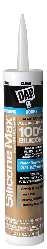 Dap 08791 6 Pack 10.1 oz. Silicone Max Premium All Purpose 100% Silicone