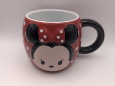 Authentic Disney Parks Tsum Tsum Minnie Mouse Coffee/Tea Mug red with white dots