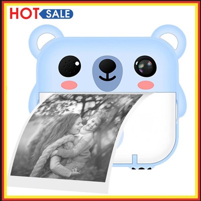 Children Instant Print Camera with Printing Paper Mini Digital Video Camera 3.7V