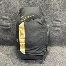 Nike BA6164-013 Elite Pro Basketball Backpack 32L Black Metallic Gold Hoop Bag