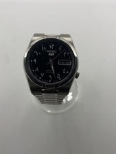 SEIKO Automatic Wristwatch/7S26 01H0/See through Back/Arabic Dial Sports Watch