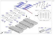 Hyundai Ioniq 5 NE Battery Module Bus Bar 37569gi010 Nouveau authentique