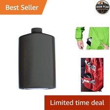 Plastic Flask Black 16oz BPA Free Lightweight Military Issue Made in USA
