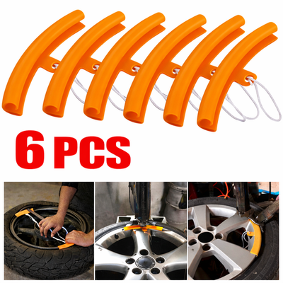 #ad #ad 6pcs Car Tire Changer Guard Rim Kit Protector Wheel Changing Edge Savers Tool $11.99