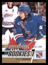 2017-18 Upper Deck CHL Exclusives #396 Riley Damiani /100