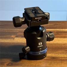 Benro IB2 Ball Head for Camera w/ PU60 Quick Release Plate, 360 Rotation