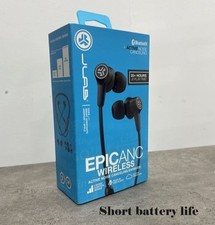 Jlab EPIC ANC WIRELESS In-Ear Neckband Earphone Black - Used- Short battery life