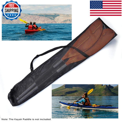 Lixada Drawstring Mesh Kayak Paddle Bag 50-Inch Split Shaft Canoe Paddles Cover
