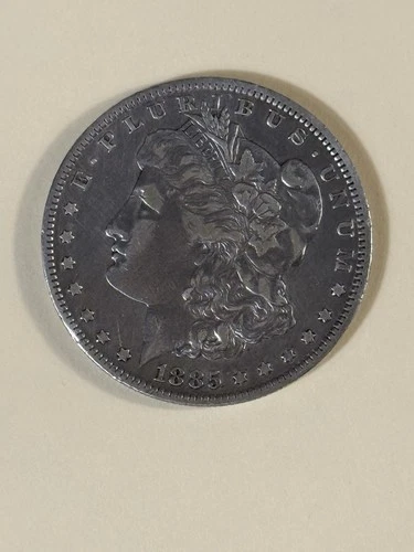 1885 Morgan Silver Dollar New Orleans $1 0.9 Fine Silver US Coin