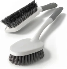 Heavy Duty Scrub Brush Set for Tub, Shower, Carpet & Tile Cleaning - 2